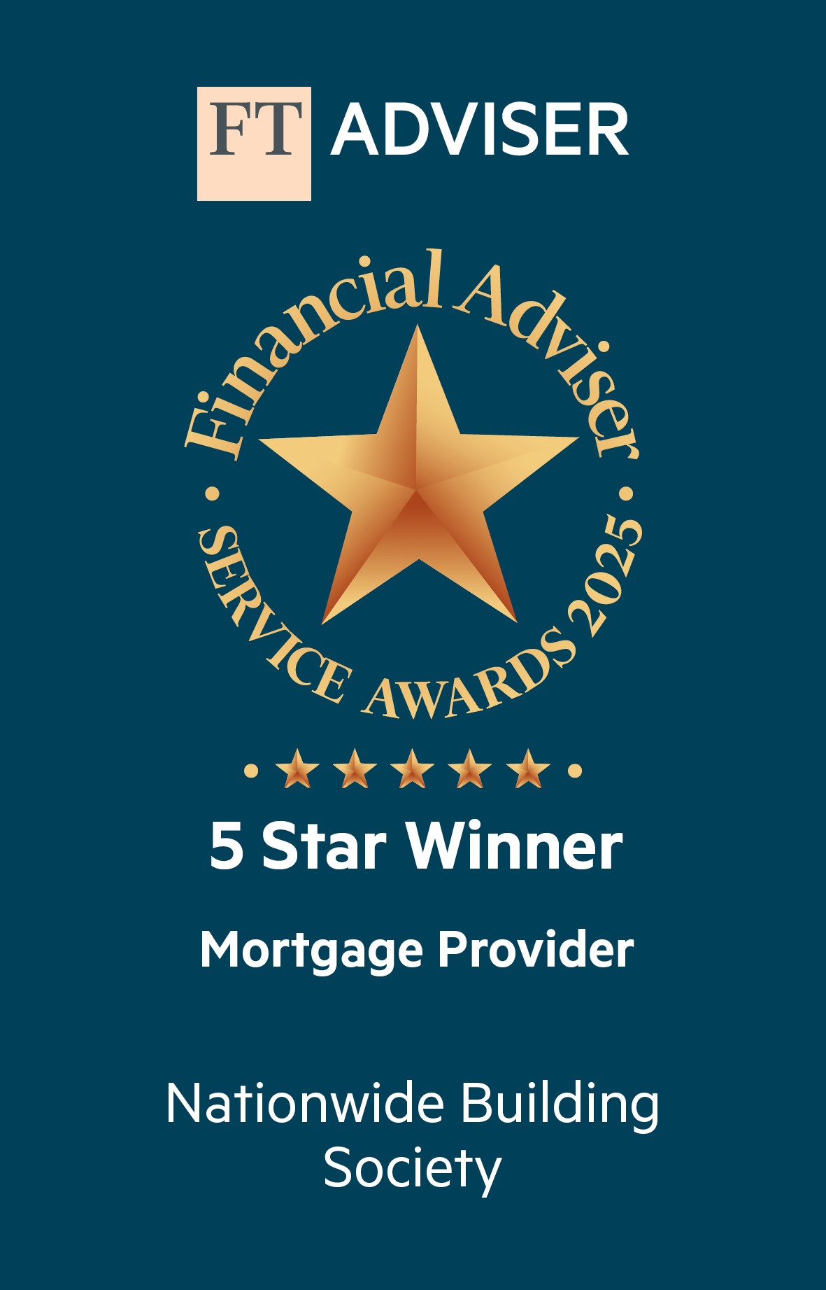 Financial Adviser Service Awards 2025 winner logo